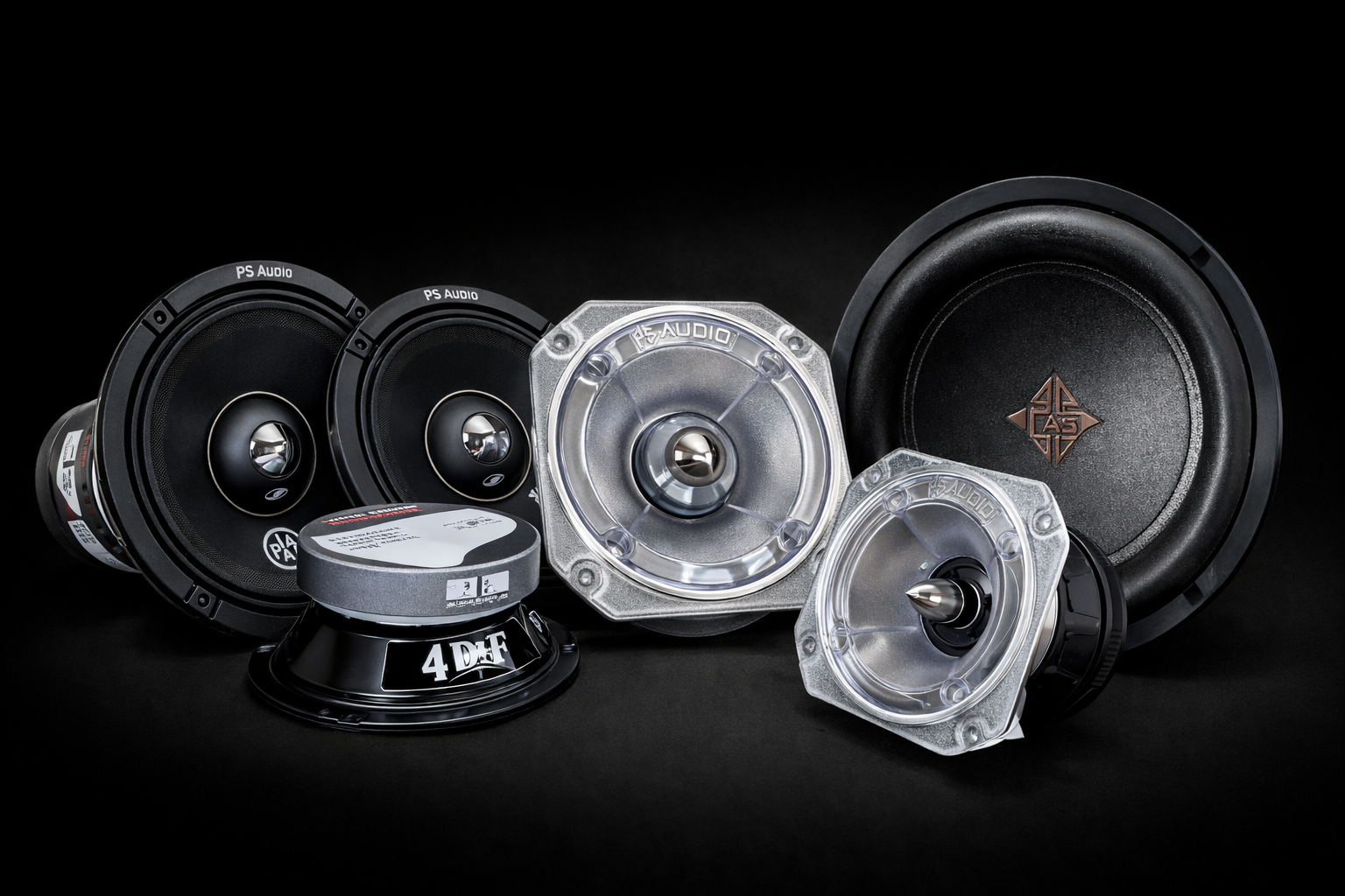 PS Audio - Linha completa de alto-falantes automotivos